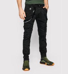 Снимка на Alpha Industries Текстилни панталони Utility 128202 Черен Slim Fit