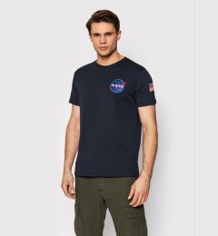 Снимка на Alpha Industries Тишърт Space Shuttle 176507 Тъмносин Regular Fit