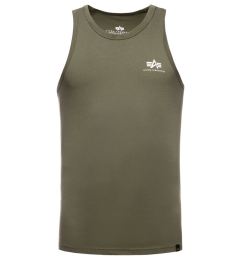 Снимка на Alpha Industries Топ Small Logo Tank 196541 Зелен Regular Fit