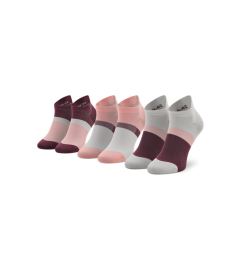 Снимка на Asics Комплект 3 чифта къси чорапи унисекс Color Block Ankle 3033B560 Розов
