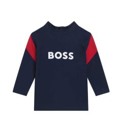 Снимка на Boss Блуза J05A16 M Тъмносин Regular Fit