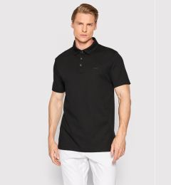 Снимка на Boss Тениска с яка и копчета Palosh 30 50471335 Черен Slim Fit