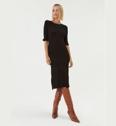 Снимка на Bruuns Bazaar Плетена рокля Rivers Ilene BBW3566 Черен Slim Fit