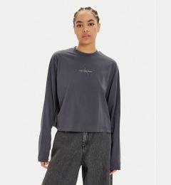 Снимка на Calvin Klein Jeans Блуза Monologo J20J224200 Сив Relaxed Fit