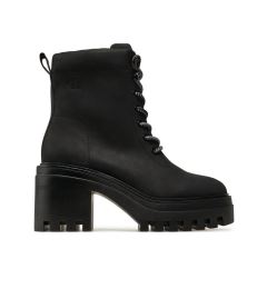 Снимка на Calvin Klein Jeans Боти Chunky Heeled Zip Boot Lth YW0YW01548 Черен