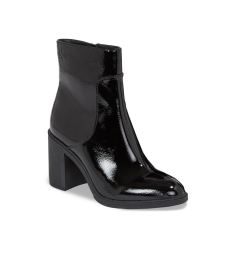 Снимка на Calvin Klein Jeans Боти Mid Block Heel Boot Naplak Wn YW0YW01258 Черен