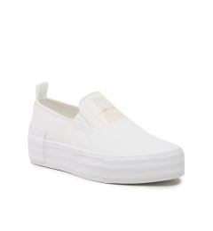 Снимка на Calvin Klein Jeans Гуменки Bold Vulc Flatf Slipon Wn YW0YW01040 Бял