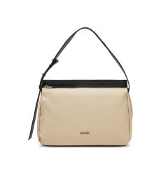 Снимка на Calvin Klein Jeans Дамска чанта Gracie Shoulder Bag_Canvas K60K611455 Бежов