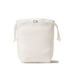 Снимка на Calvin Klein Jeans Дамска чанта Re-Lock Drawstring Bag Mini K60K610450 Бял