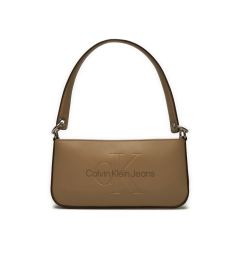 Снимка на Calvin Klein Jeans Дамска чанта Sculpted Shoulder Pouch25 Mono K60K610679 Бежов