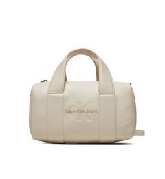 Снимка на Calvin Klein Jeans Дамска чанта Sculpted Square Barrel Bag Mono K60K612378 Екрю