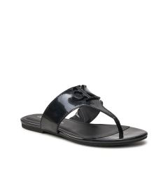 Снимка на Calvin Klein Jeans Джапанки Flat Sandal Slide Toepost Mg Met YW0YW01342 Черен