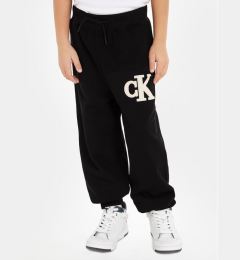 Снимка на Calvin Klein Jeans Долнище анцуг Towelling Logopack IB0IB01677 Черен Regular Fit