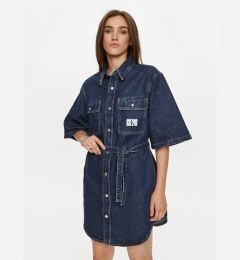 Снимка на Calvin Klein Jeans Дънкова рокля Utility J20J224748 Тъмносин Regular Fit