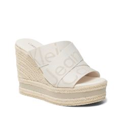 Снимка на Calvin Klein Jeans Еспадрили Wedge Sandal Webbing YW0YW00961 Екрю