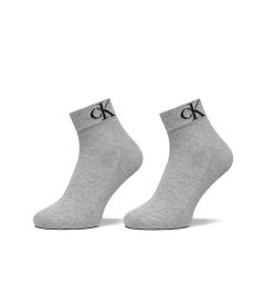 Снимка на Calvin Klein Jeans Комплект 2 чифта къси чорапи мъжки 701228805 Сив