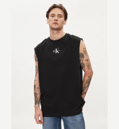 Снимка на Calvin Klein Jeans Мъжки топ Monologo J30J325211 Черен Regular Fit