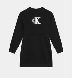 Снимка на Calvin Klein Jeans Плетена рокля Metallic Monogram IG0IG02315 Черен Regular Fit