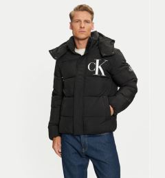 Снимка на Calvin Klein Jeans Пухено яке J30J326104 Черен Regular Fit