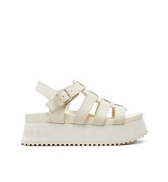 Снимка на Calvin Klein Jeans Сандали Platform Buckle Rubber Mg Mtl YW0YW01513 Екрю