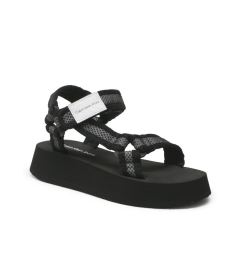 Снимка на Calvin Klein Jeans Сандали Prefresato Sandal Webbing Mesh YW0YW00969 Черен