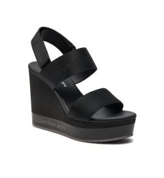 Снимка на Calvin Klein Jeans Сандали Wedge Sandal Webbing In Mr YW0YW01360 Черен