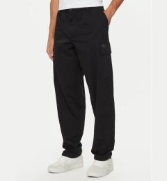 Снимка на Calvin Klein Jeans Текстилни панталони J30J326848 Черен Straight Fit