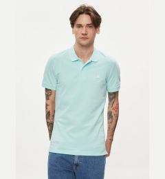 Снимка на Calvin Klein Jeans Тениска с яка и копчета Embro Badge J30J325269 Син Slim Fit