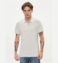 Снимка на Calvin Klein Jeans Тениска с яка и копчета J30J315603 Сив Slim Fit