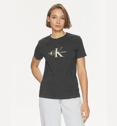 Снимка на Calvin Klein Jeans Тишърт Archival Monologo J20J223272 Черен Regular Fit