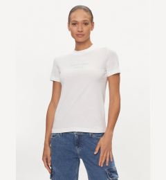 Снимка на Calvin Klein Jeans Тишърт Institutional J20J223222 Бял Regular Fit