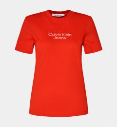 Снимка на Calvin Klein Jeans Тишърт Institutional J20J223222 Червен Regular Fit