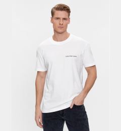 Снимка на Calvin Klein Jeans Тишърт Institutional J30J324671 Бял Regular Fit