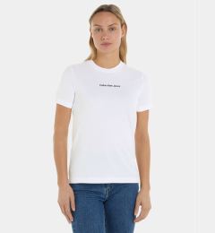 Снимка на Calvin Klein Jeans Тишърт J20J221065 Бял Regular Fit