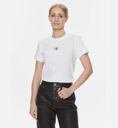 Снимка на Calvin Klein Jeans Тишърт J20J222687 Бял Regular Fit