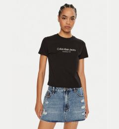 Снимка на Calvin Klein Jeans Тишърт J20J224914 Черен Regular Fit