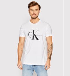 Снимка на Calvin Klein Jeans Тишърт J30J320935 Бял Slim Fit