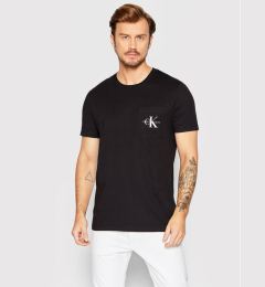 Снимка на Calvin Klein Jeans Тишърт J30J320936 Черен Slim Fit