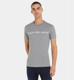 Снимка на Calvin Klein Jeans Тишърт J30J322552 Сив Slim Fit