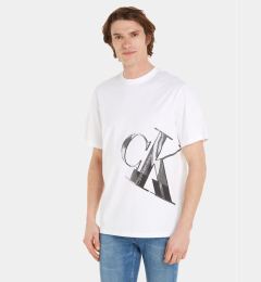 Снимка на Calvin Klein Jeans Тишърт J30J324022 Бял Regular Fit