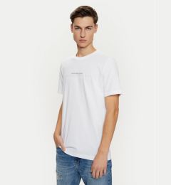 Снимка на Calvin Klein Jeans Тишърт Minimal Logo J30J327075 Бял Regular Fit