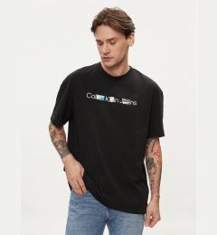 Снимка на Calvin Klein Jeans Тишърт Photoprint J30J325195 Черен Regular Fit