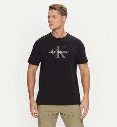 Снимка на Calvin Klein Jeans Тишърт Ss Hero Monogram Tee 30s Eu Opt 00040EM286 Черен Regular Fit