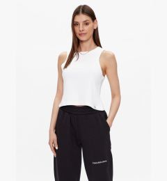 Снимка на Calvin Klein Jeans топ J20J221055 Бял Regular Fit