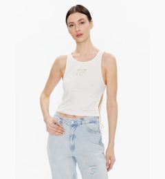 Снимка на Calvin Klein Jeans топ J20J221062 Екрю Regular Fit