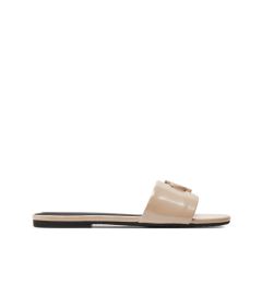 Снимка на Calvin Klein Jeans Чехли Flat Sandal Slide Mg Met YW0YW01348 Бежов