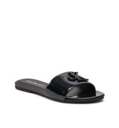 Снимка на Calvin Klein Jeans Чехли Flat Sandal Slide Mg Met YW0YW01348 Черен