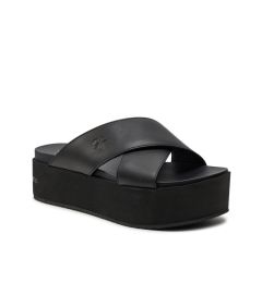 Снимка на Calvin Klein Jeans Чехли Flatform Cross Mg Uc YW0YW01349 Черен