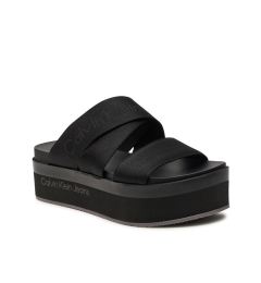 Снимка на Calvin Klein Jeans Чехли Flatform Sandal Webbing In Mr YW0YW01361 Черен