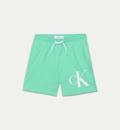 Снимка на Calvin Klein Swimwear Плувни шорти KV0KV00049 Зелен Regular Fit